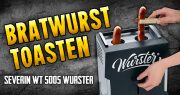 Bratwurst toasten mit dem Wurst-Toaster