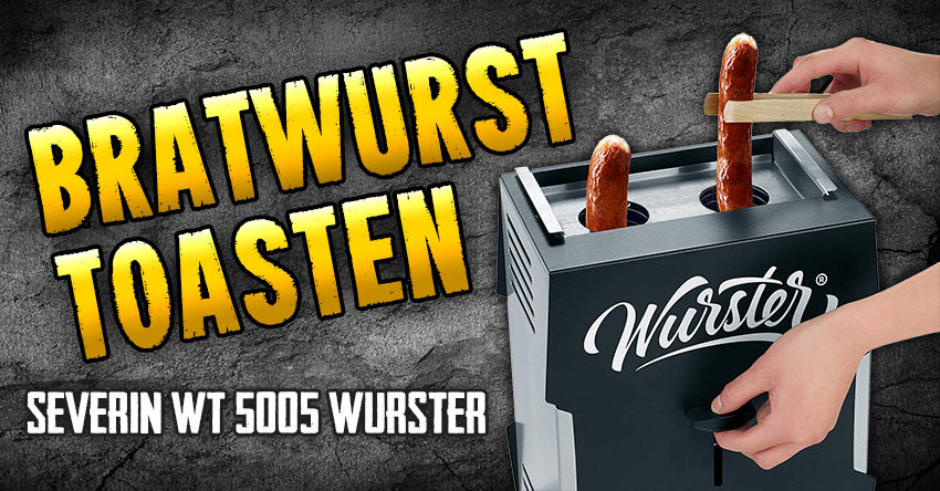 Bratwurst toasten mit dem Wurst-Toaster