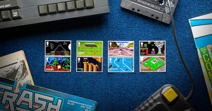 Videospiel Briefmarken 80er und 90er