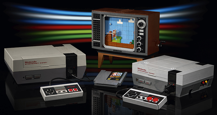 Nintendo Entertainment System - NES aus Lego