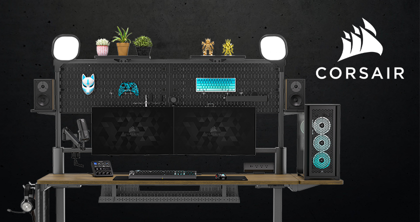 CORSAIR Platform 6 – Genialer modularer Schreibtisch für Gamer und Kreative