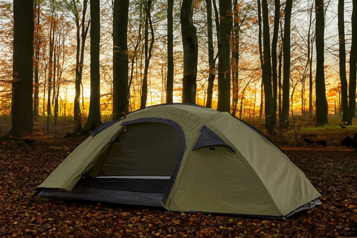 Ein Zelt für den Fluchtrucksack